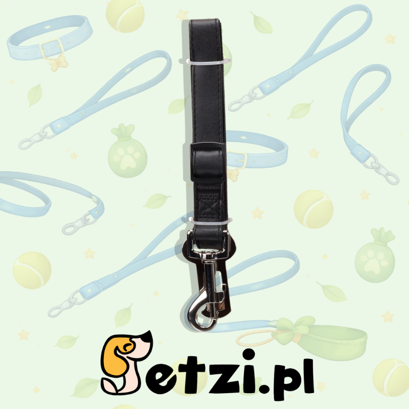 FLAMINGO CAR SAFETY BELT KURA BLACK L 52-85CM