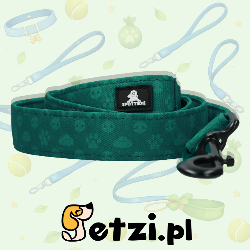 SPOTTED! PRO LEASH GREEN 120CM