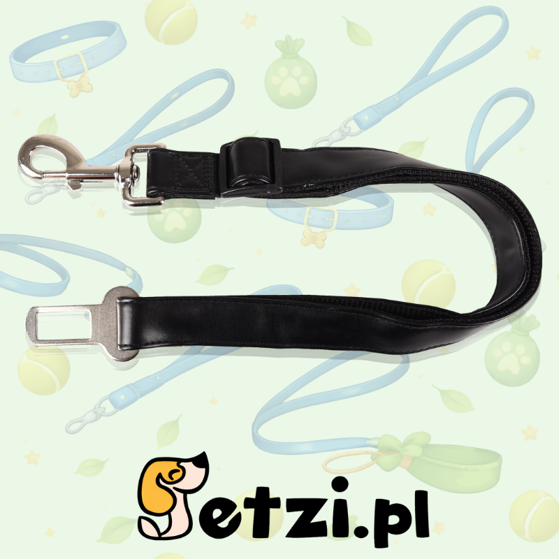 FLAMINGO CAR SAFETY BELT KURA BLACK L 52-85CM