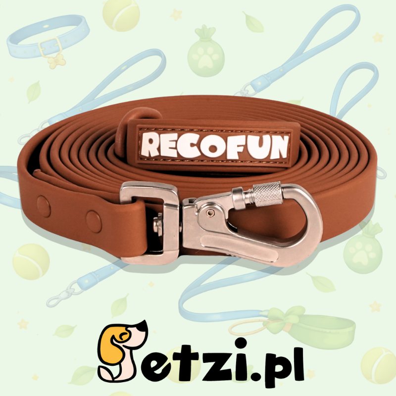RECOFUN SMYCZ TRENINGOWA Z PVC 5 M BRĄZOWA