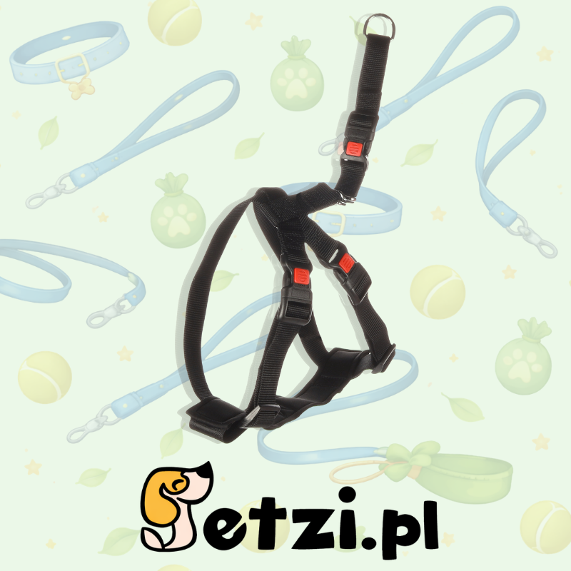 FLAMINGO CAR SAFETY HARNESS DUMA BLACK L 36-56,5X41-65CM