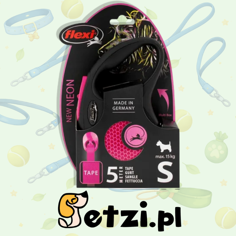 FLEXI NEW CLASSIC SMYCZ AUTOMATYCZNA TAPE S 5M RÓŻOWA