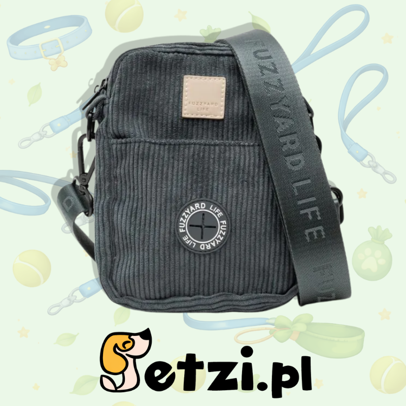 FUZZYARD CROSS BODY BAG SLATE GREY - SASZETKA NA PRZYSMAKI