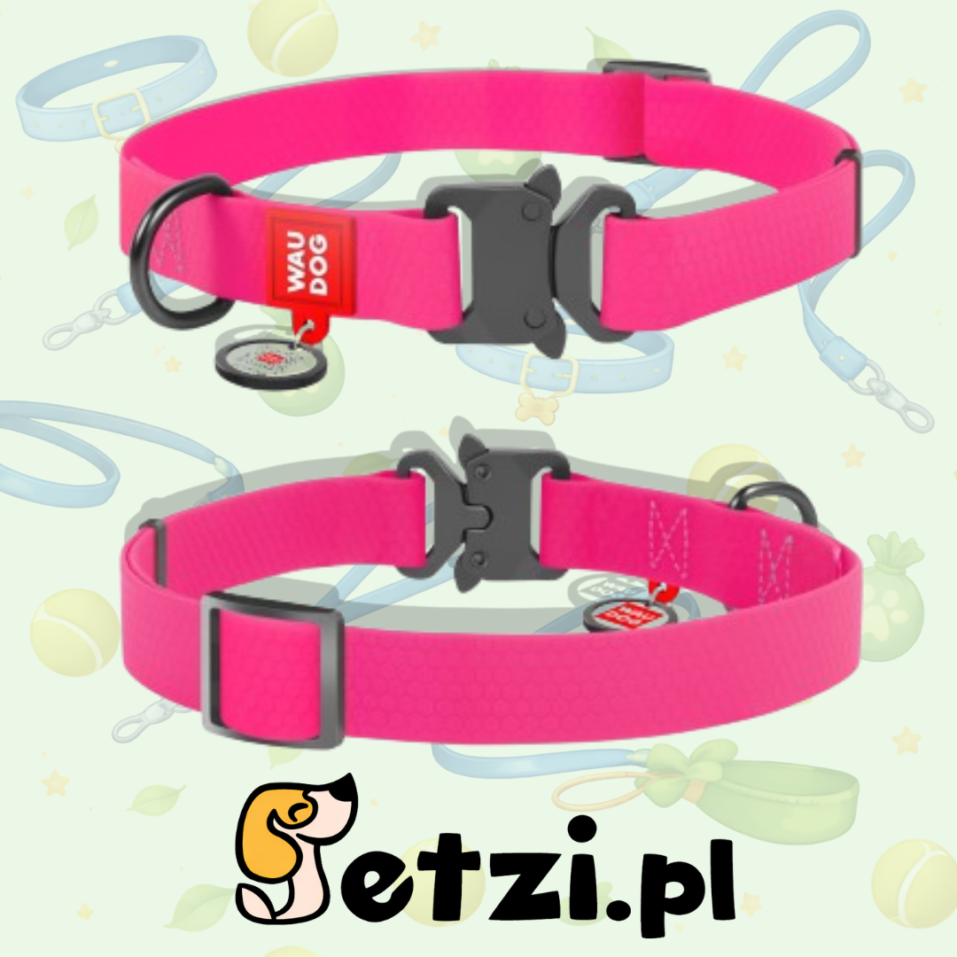 WAUDOG WATERPROOF OBROŻAMETALOWY FASTEX 20 MM RÓŻOWY