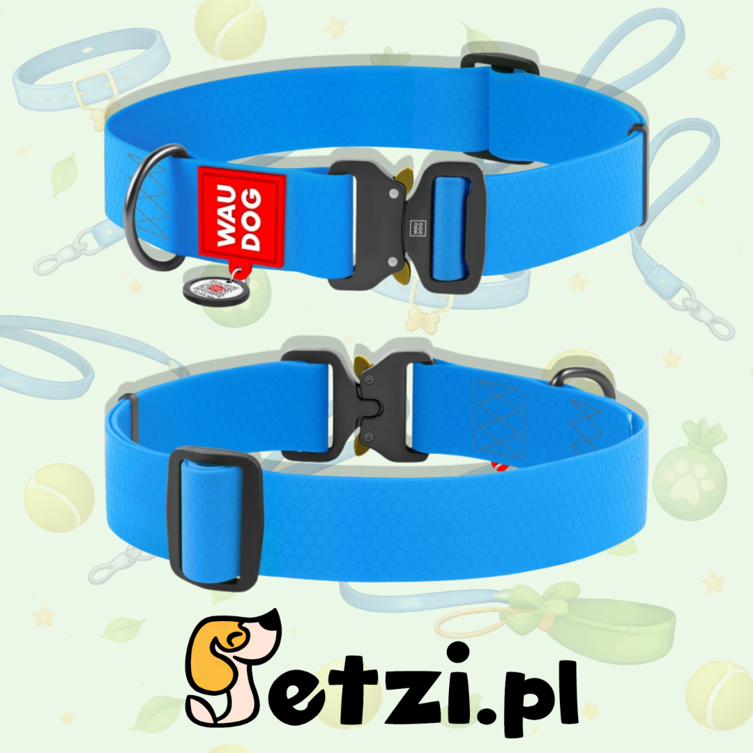WAUDOG WATERPROOF OBROŻAMETALOWY FASTEX 20 MM NIEBIESKI