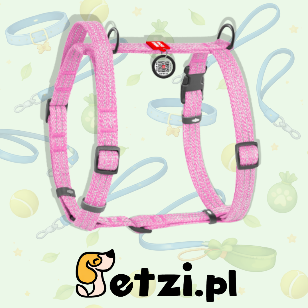 WAUDOG RECOTTON SZELKI GUARD PLASTIKOWY FASTEX M 20MM RÓŻOWY