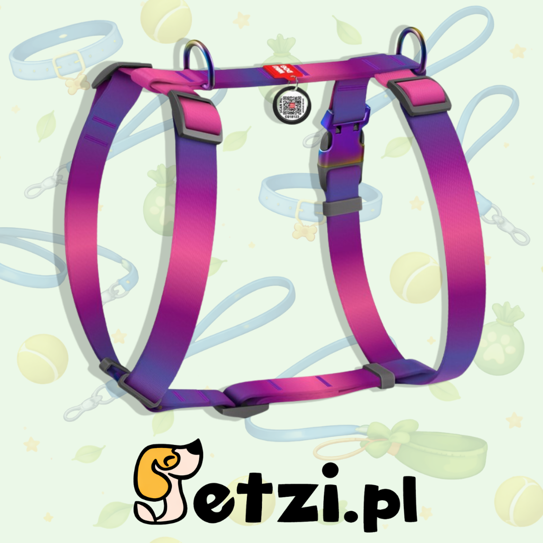 WAUDOG NYLON SZELKI GUARD S FIOLETOWY