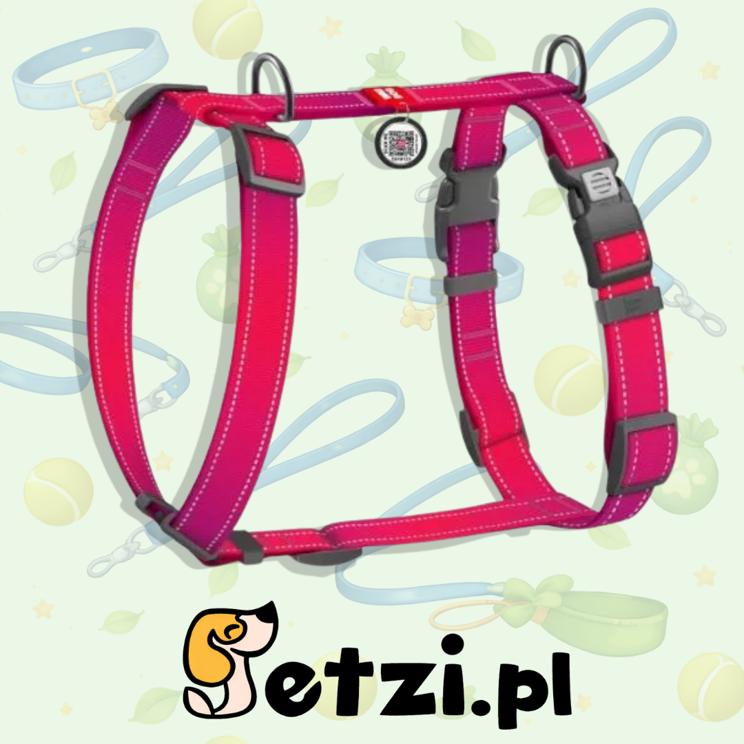 WAUDOG NYLON MONO SZELKI GUARD PLASTIKOWY FASTEX XL RÓŻOWY
