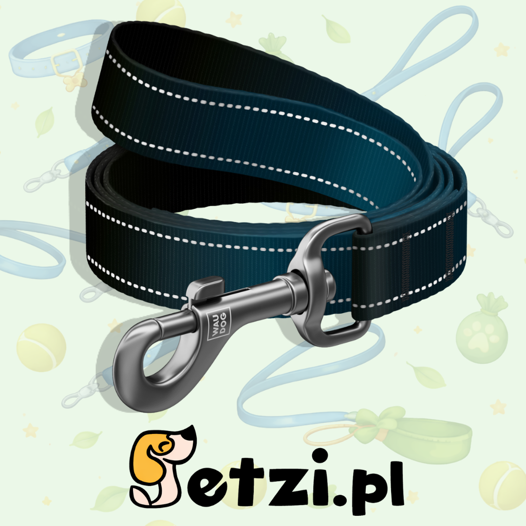 WAUDOG NYLON MONO SMYCZ M 20MM 300CM CZARNY