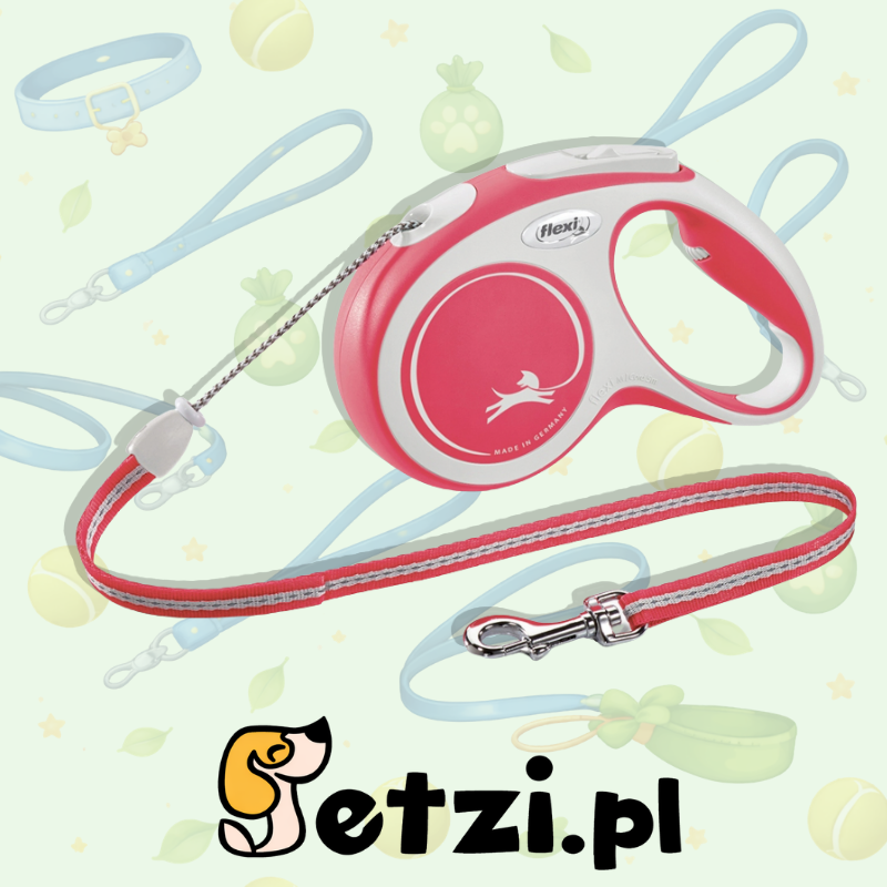 FLEXI NEW COMFORT M SMYCZ AUTOMATYCZNA CORD 5 M RED