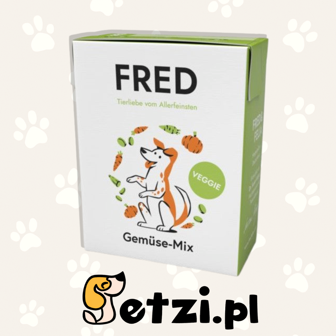 FRED MOKRA KARMA DLA PSA WARZYWNY MIX 390G