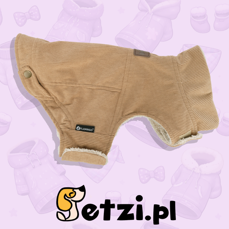 FLAMINGO COAT ENDOR BEIGE 55CM