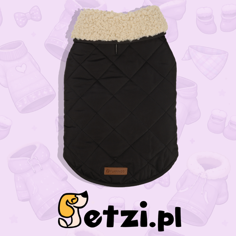 FLAMINGO COAT BONNIE BLACK 50CM