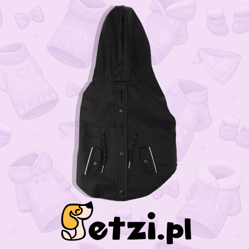 FLAMINGO RAINCOAT TOTO BLACK 55CM