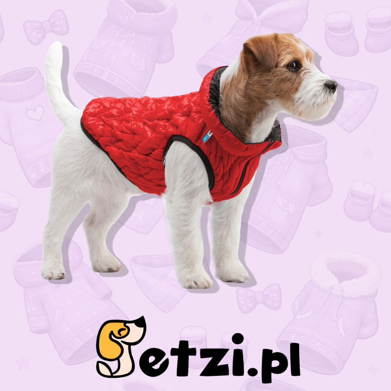 AIRYVEST UNI KURTKA DWUSTRONNA L 55 CZERWONO-CZARNY