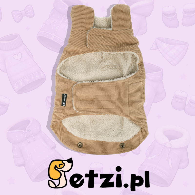 FLAMINGO COAT ENDOR BEIGE 25CM