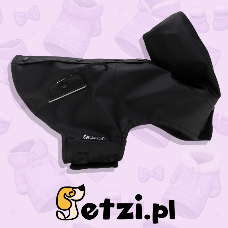 FLAMINGO RAINCOAT TOTO BLACK 55CM