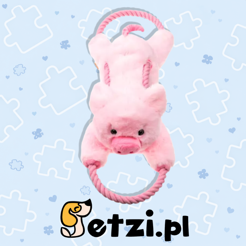 GROWL HAYSTACKERZ PIG PINK - ZABAWKA DLA PSIAKA