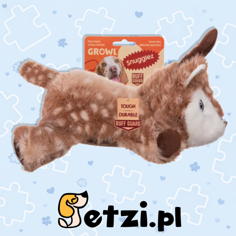 GROWL SNUGGLEZ DEER - PLUSZOWA ZABAWKA