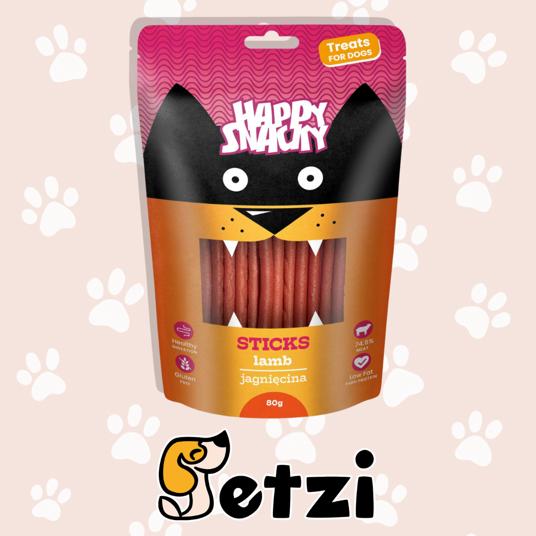 HAPPY SNACKY MIĘSNE, MIĘKKIE PATYCZKI - RÓŻNE RODZAJE