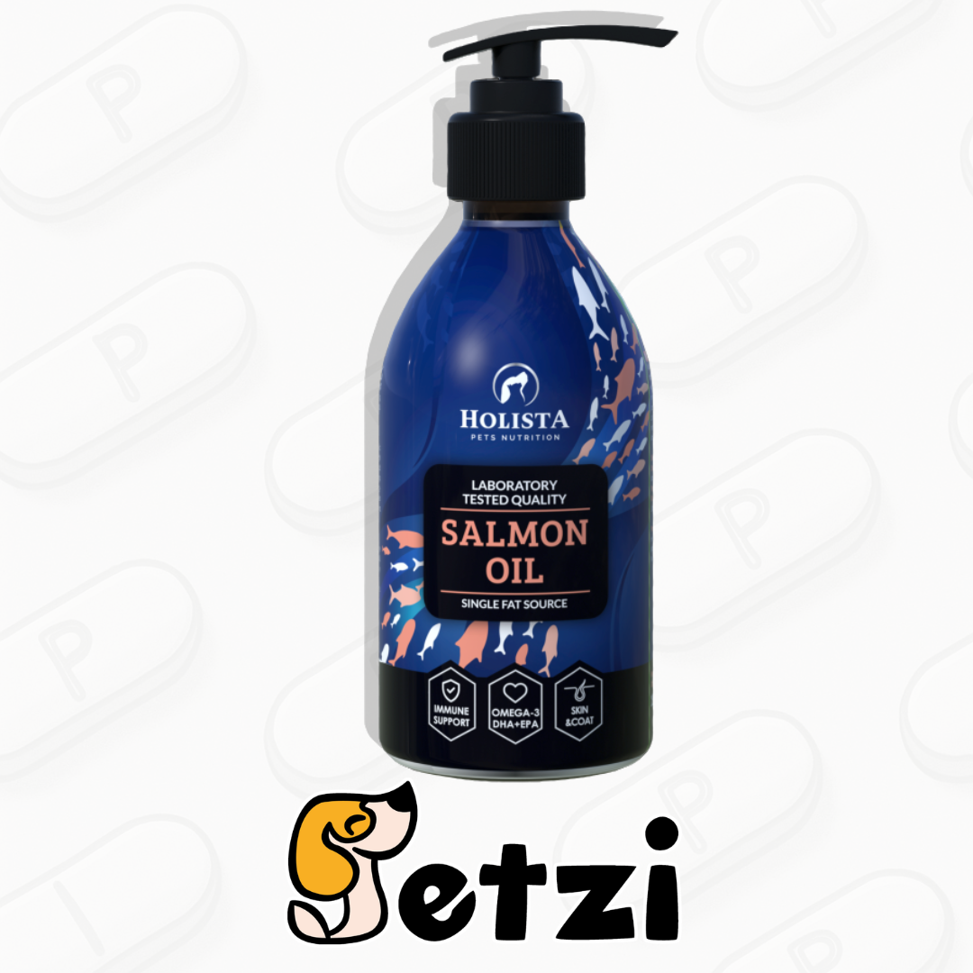 HOLISTA SALMON OIL 250ML - NATURALNY OLEJ Z ŁOSOSIA ATLANTYCKIEGO