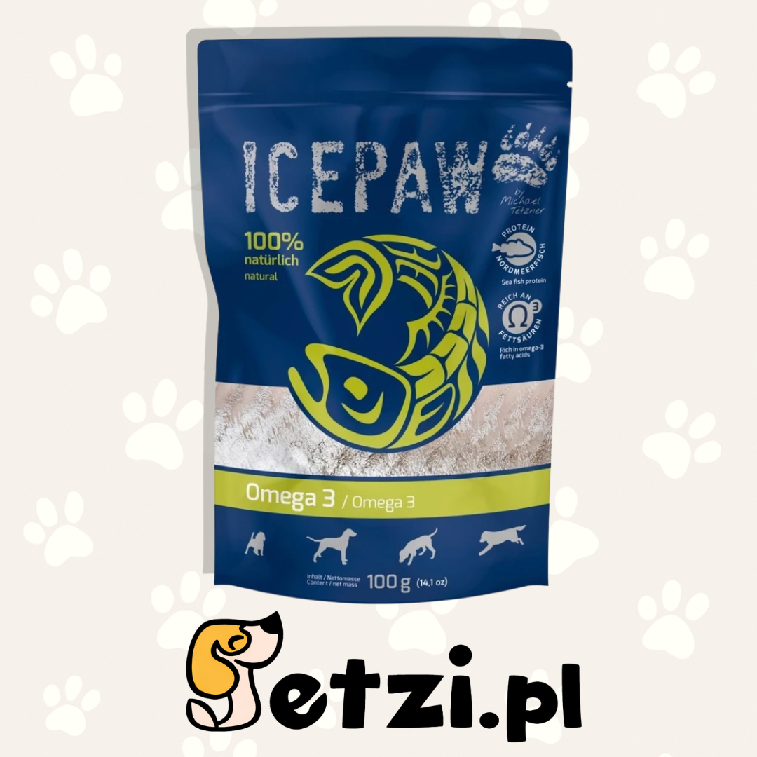 ICEPAW MOKRA KARMA DLA PSA MOKRA KARMA DLA KOTA OMEGA3 100G