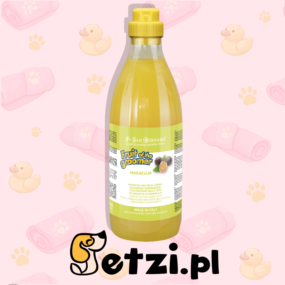 IV SAN BERNARD FRUIT OF THE GROOMER MARACUJA SZAMPON DLA PSA I KOTA 500 ML
