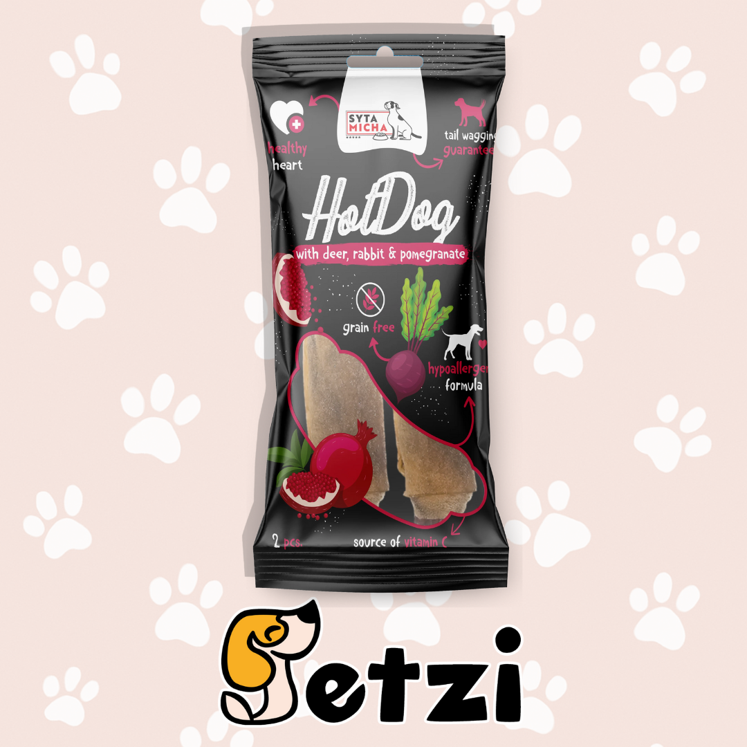 SYTA MICHA HOT DOG DO ŻUCIA DLA PSA – RÓŻNE RODZAJE