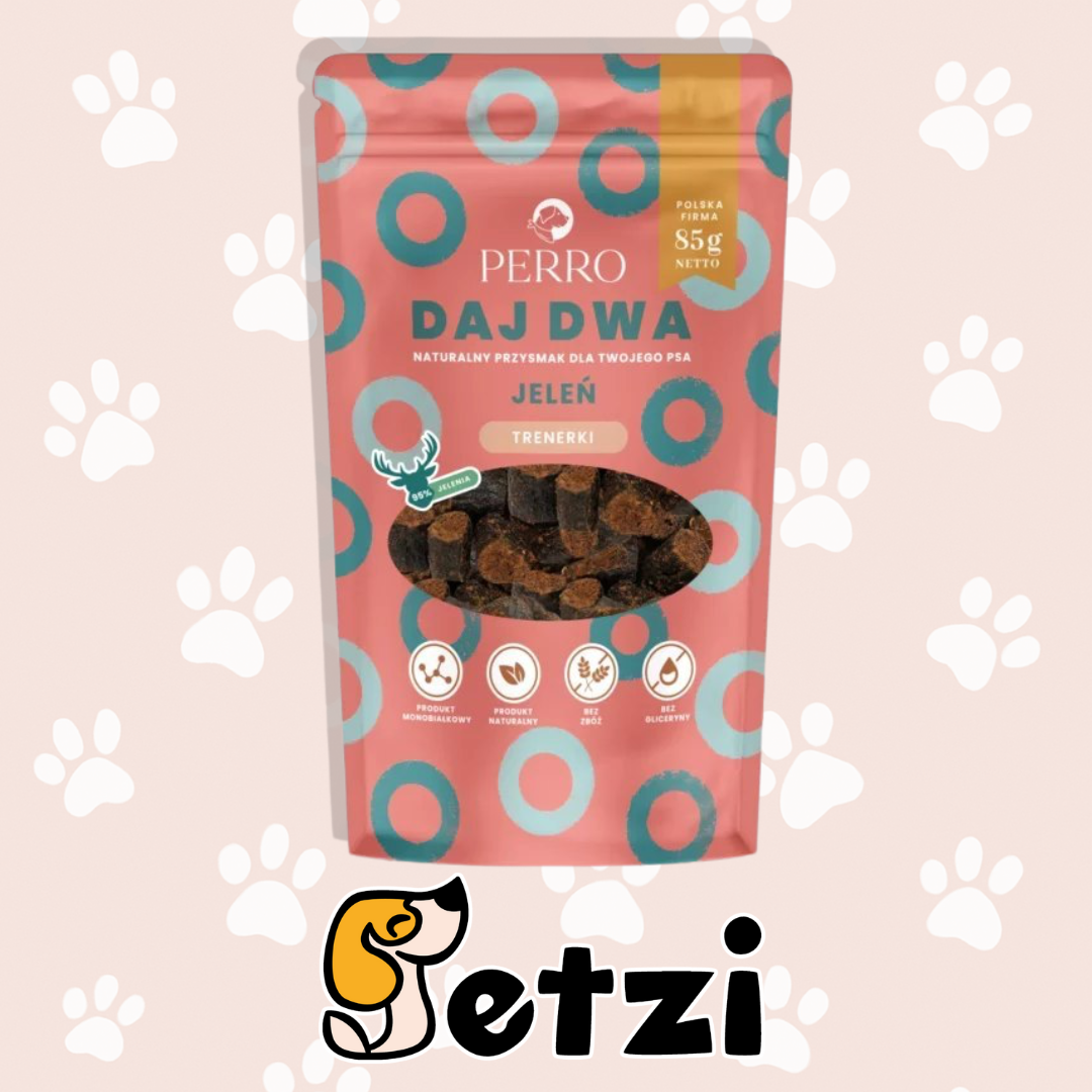 PERRO DAJ DWA – TRENERKI DLA PSA, 85G – RÓŻNE SMAKI