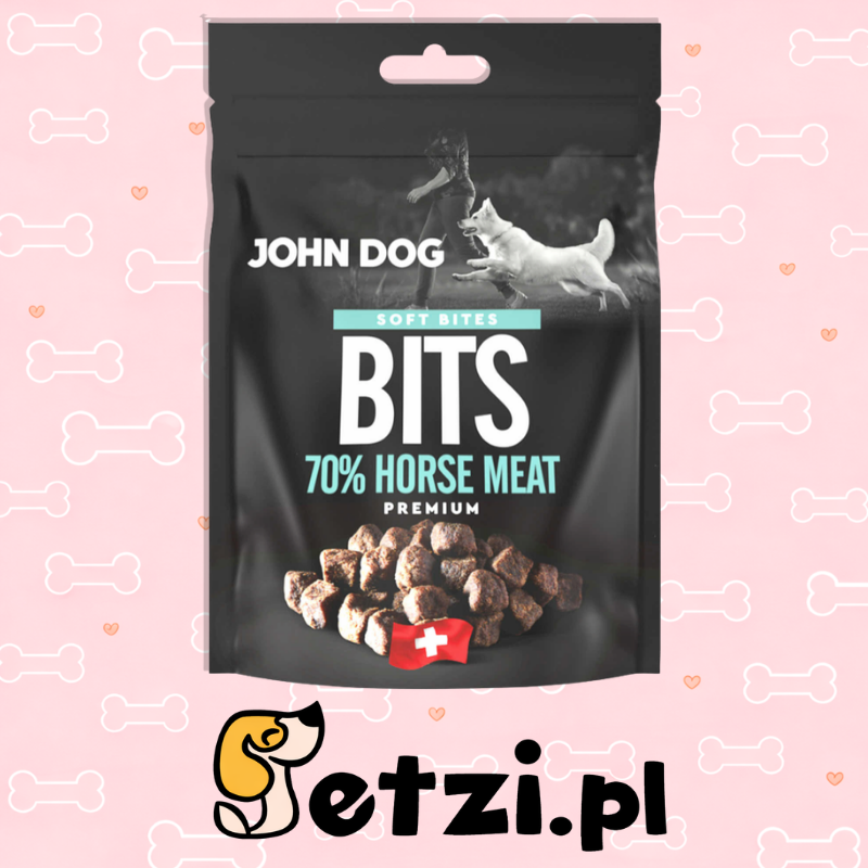 JOHN DOG PRZYSMAKI DLA PSA CHAPSY SOFT KONINA 100G