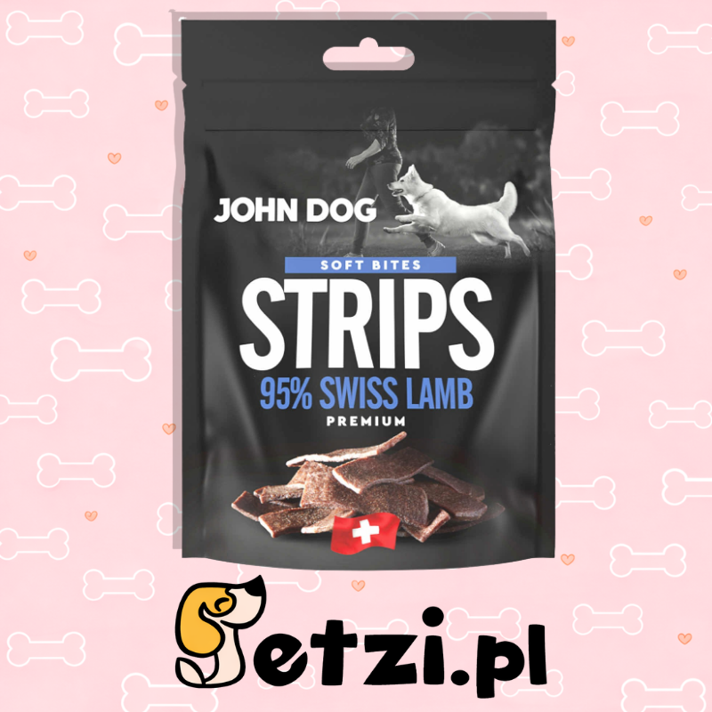 JOHN DOG PRZYSMAKI DLA PSA PASKI SOFT JAGNIĘCINA SZWAJCARSKA