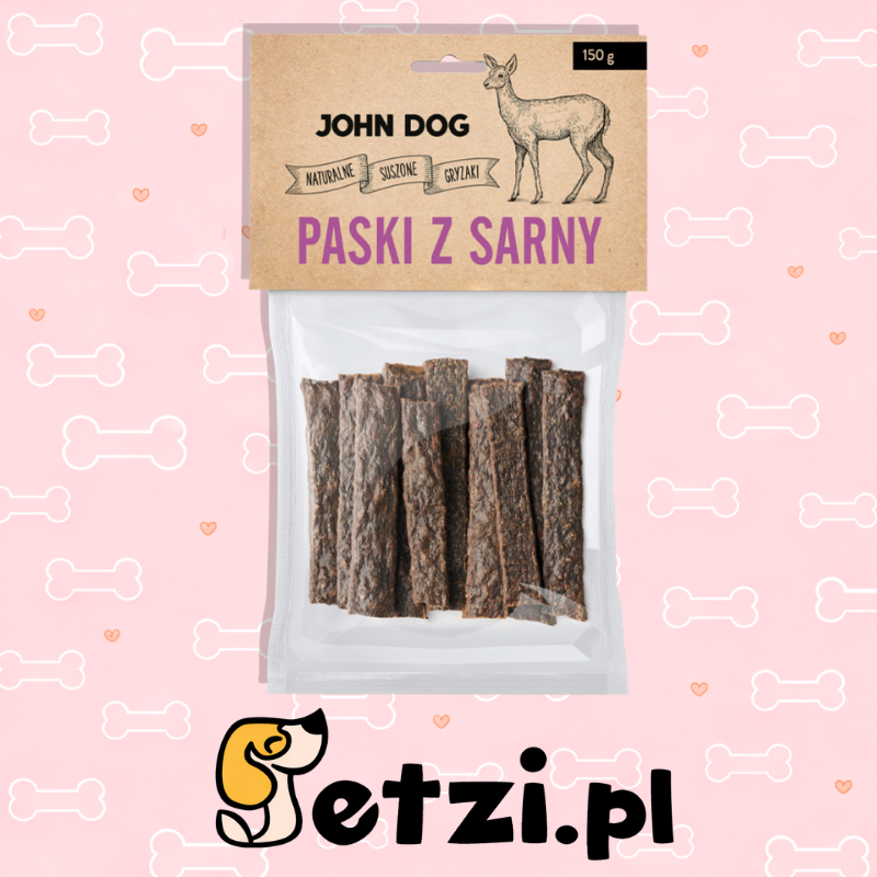 JOHN DOG PRZYSMAKI DLA PSA PASKI Z SARNY 150G
