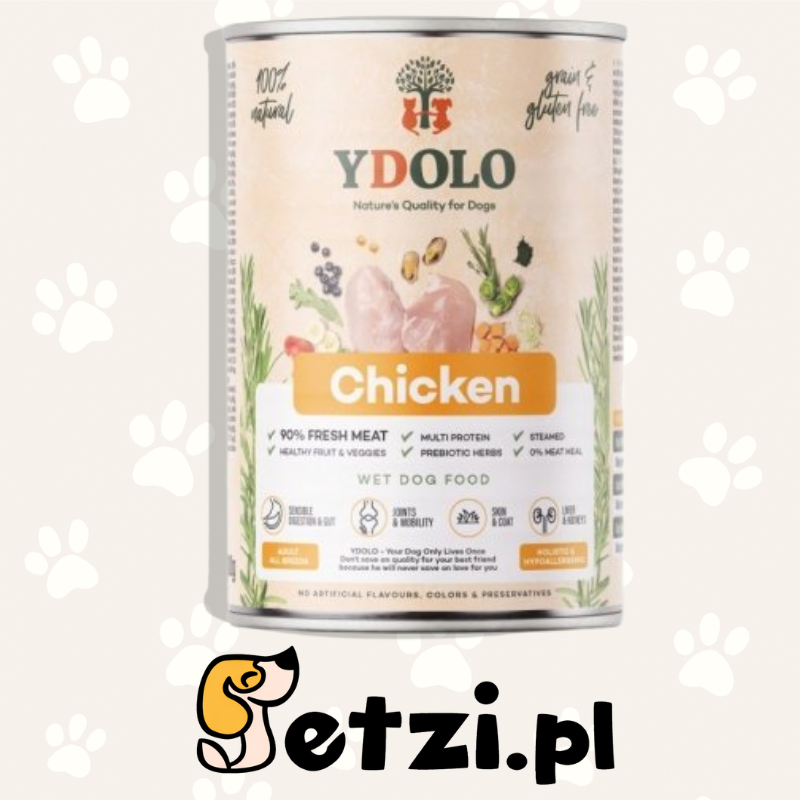 YDOLO MOKRA KARMA PIES CHICKEN 400G