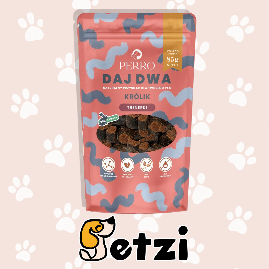 PERRO DAJ DWA – TRENERKI DLA PSA, 85G – RÓŻNE SMAKI