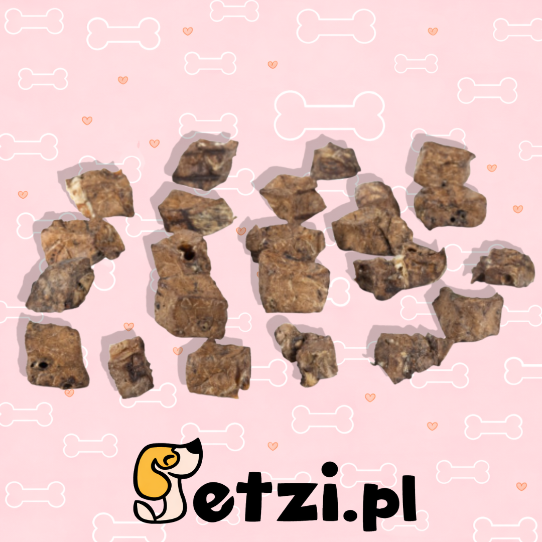 MEATSTUFF GRYZAK DLA PSA PŁUCA BARANIE KOSTKA 100G