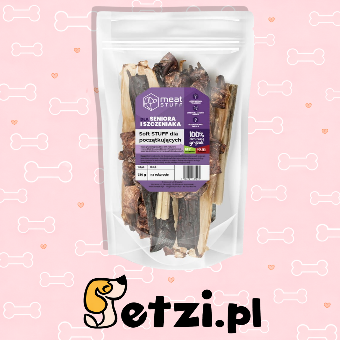 MEATSTUFF GRYZAK DLA PSA SOFT STUFF DLA POCZĄTKUJĄCYCH MEAT STUFF DOYPACK 200 G