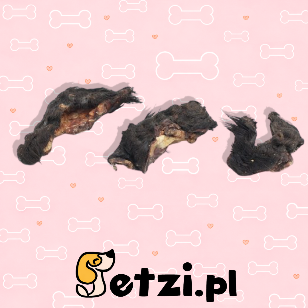 MEATSTUFF GRYZAK DLA PSA STRIPSY WOŁOWE Z FUTREM 250 G