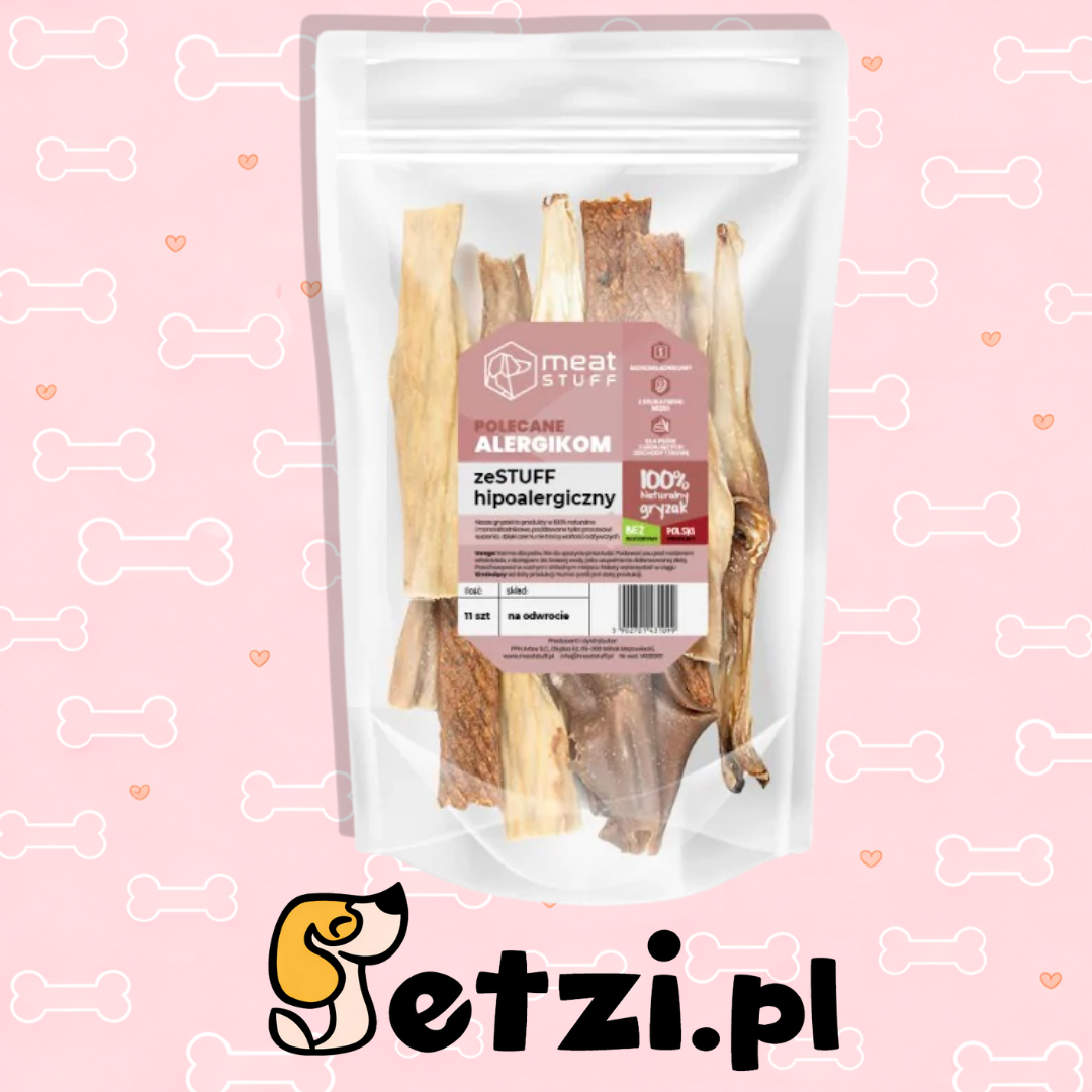MEATSTUFF GRYZAK DLA PSA ZESTUFF HIPOALERGICZNY MEAT STUFF DOYPACK 150 G