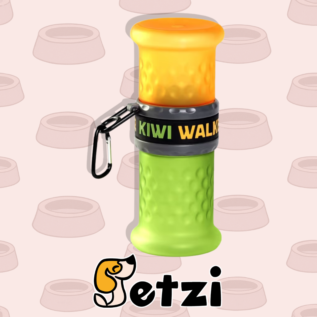 KIWI WALKER 2IN1 FOOD & WATER - BUTELKA PODRÓŻNA NA KARMĘ I WODĘ DLA PSA I KOTA