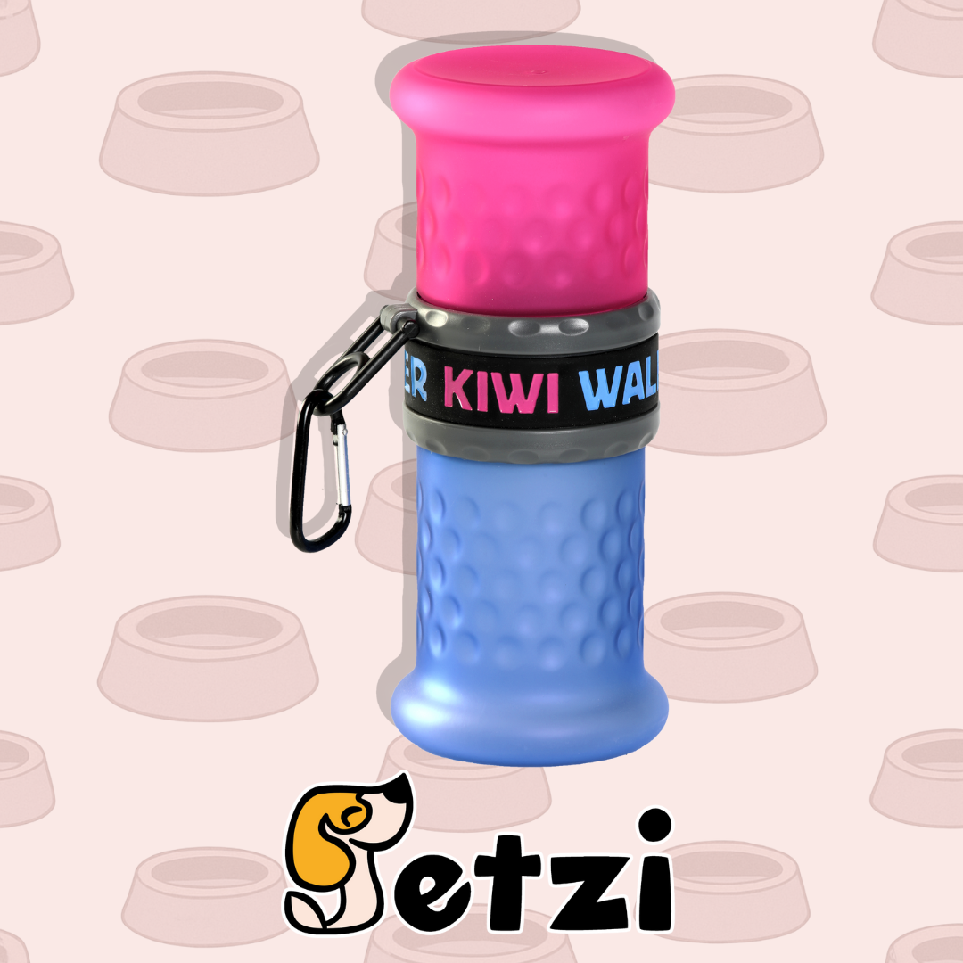 KIWI WALKER 2IN1 FOOD & WATER - BUTELKA PODRÓŻNA NA KARMĘ I WODĘ DLA PSA I KOTA