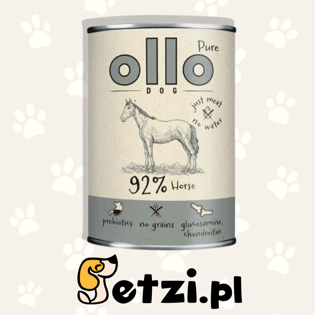 OLLO PURE MOKRA KARMA DLA PSA KOŃ 400G