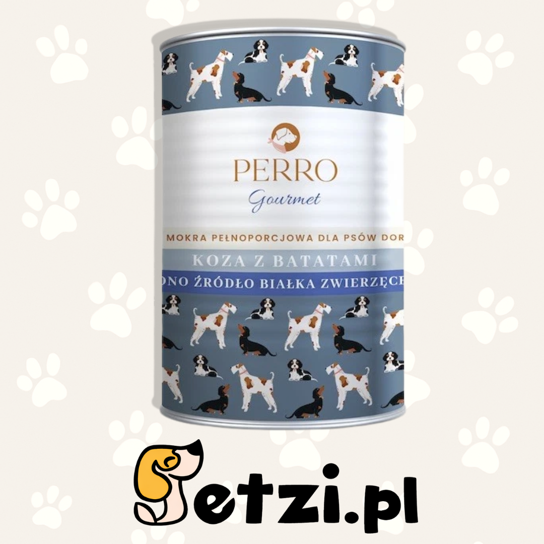 PERRO GOURMET MOKRA KARMA DLA PSA KOZA Z BATATAMI 400G