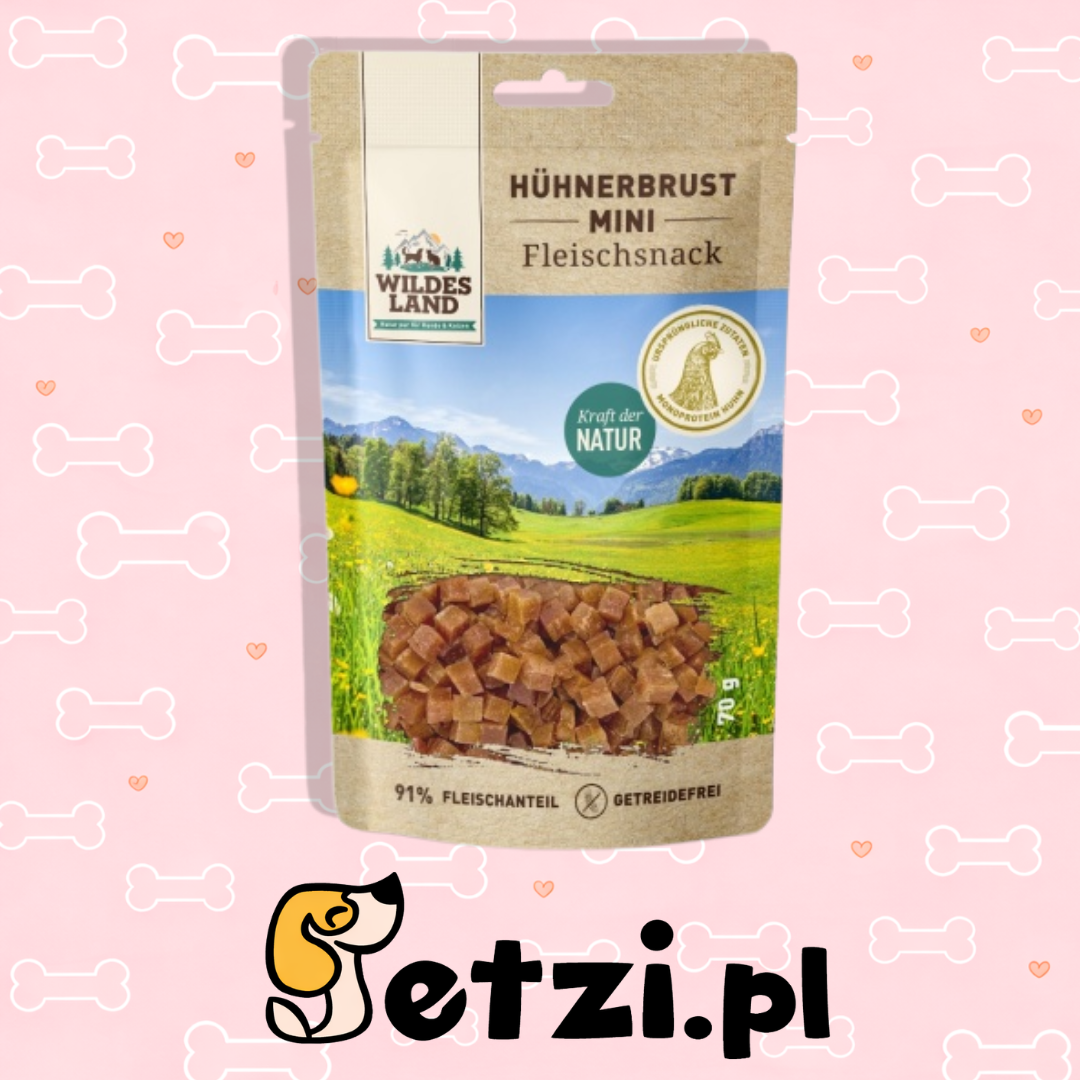 WILDES LAND FLEISCHSNACKS HUHNERBRUST MINI 70G