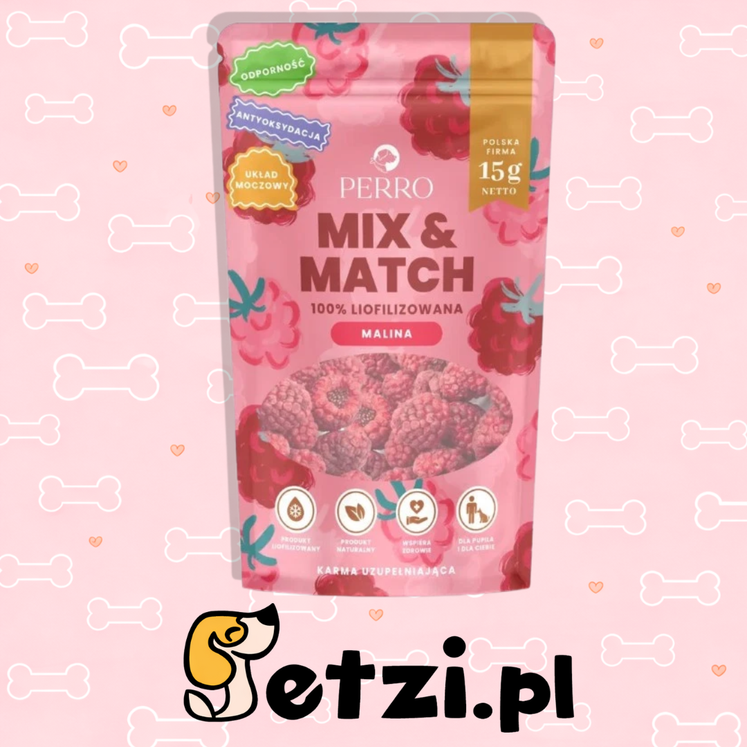 PERRO MIX & MATCH PRZYSMAKI DLA PSA MALINA 15G