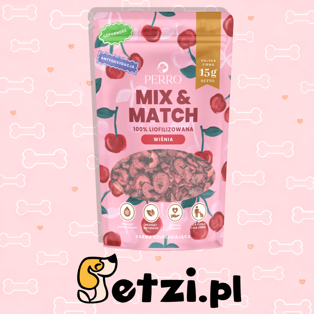 PERRO MIX & MATCH PRZYSMAKI DLA PSA WIŚNIA 15G