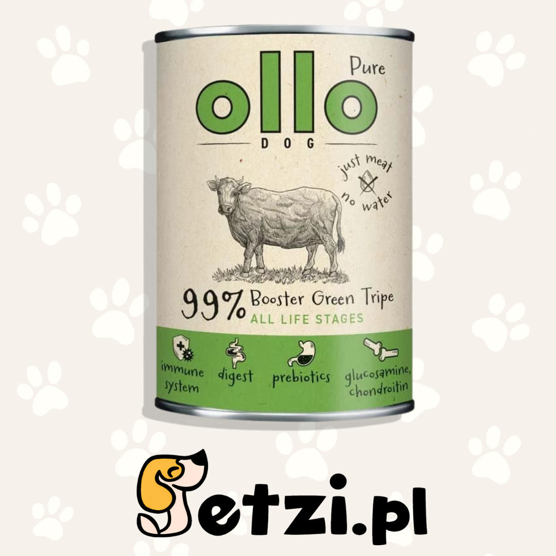 OLLO BOOSTER ZIELONE ŻWACZE 400G