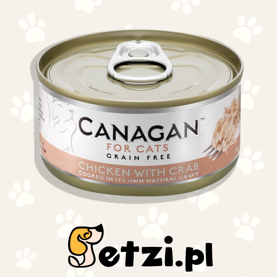 CANAGAN CAT CAN MOKRA KARMA KOT CHICKEN WITH CRAB 75G