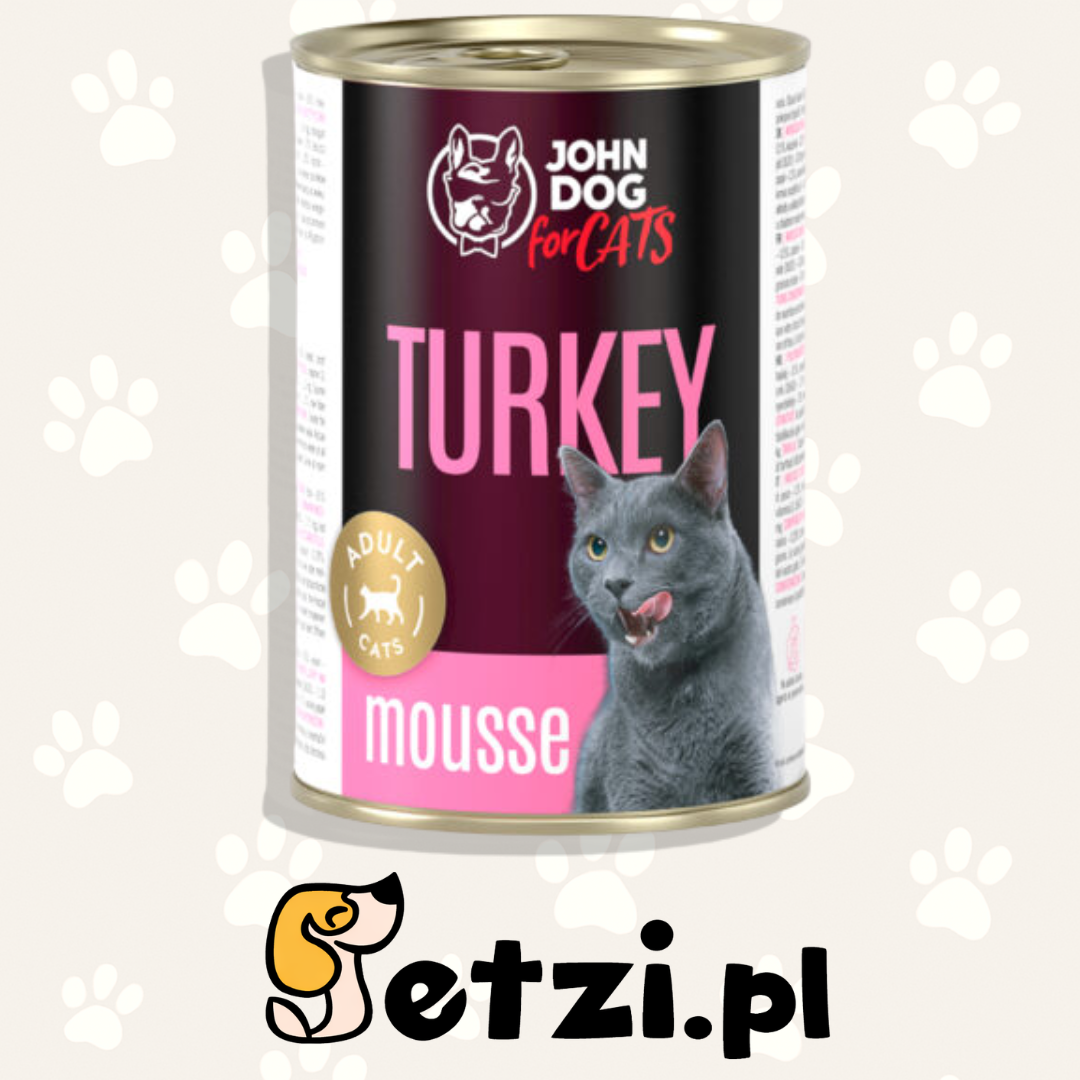 JOHN DOG MOKRA KARMA KOT MUS INDYK 400 G