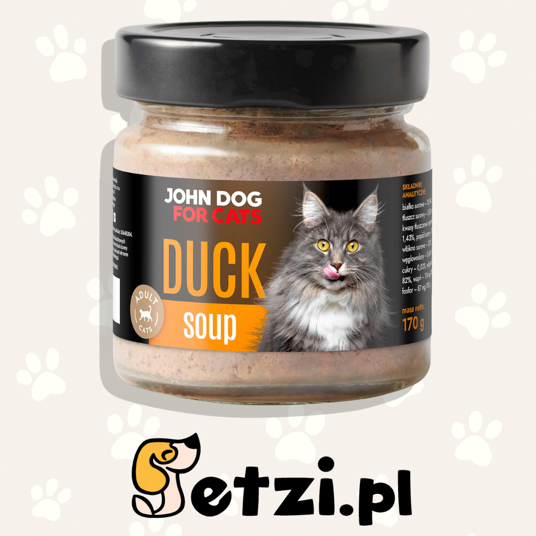JOHN DOG MOKRA KARMA KOT MONO ZUPA KACZKA 170G