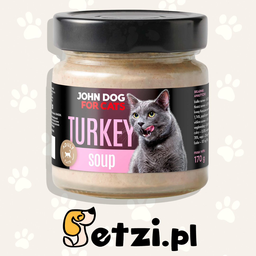JOHN DOG MOKRA KARMA KOT MONO ZUPA INDYK 170G